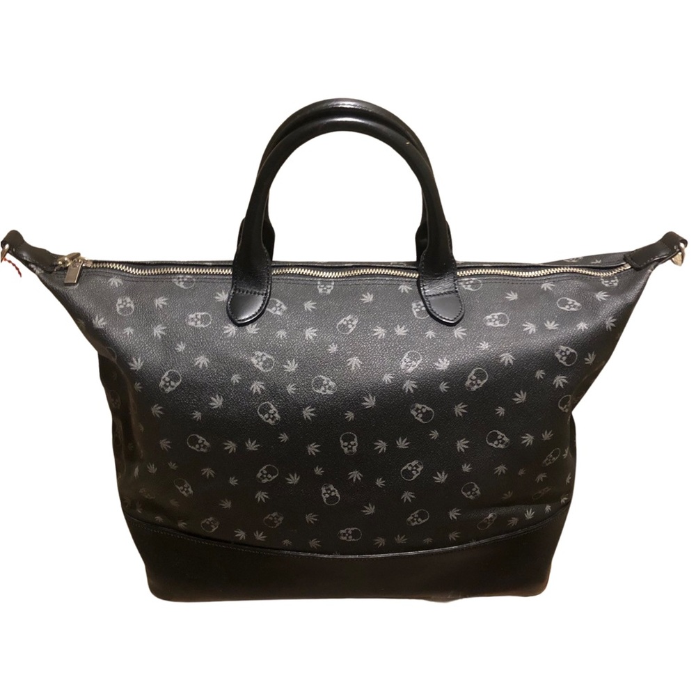 AMAZING Lucien Pellat-Finet Iconic Skull & Leaf Motif Boston Bag
